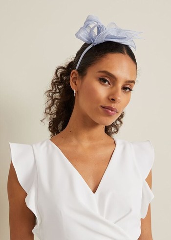 Phase Eight Twist Bow Hats Blue USA | 8541623-JS